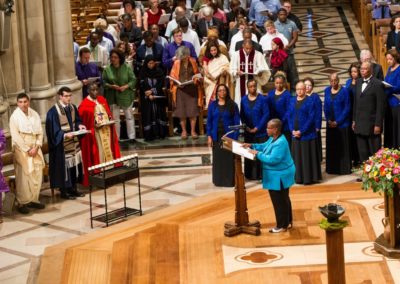 ...Sharing a word at the Washington National Cathedral